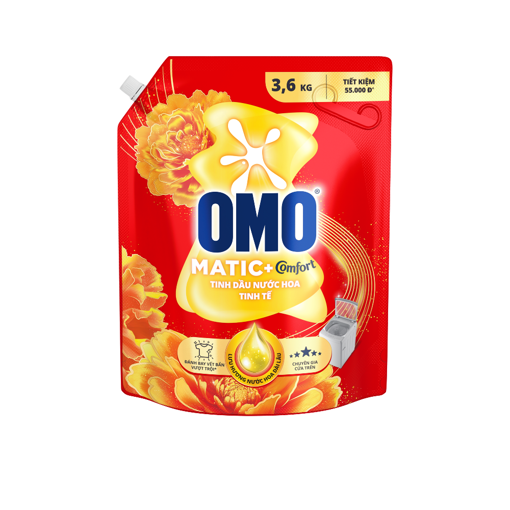 Ảnh của Nước giặt OMO Cửa trên Tinh Dầu Nước Hoa Tinh Tế 3.6kg