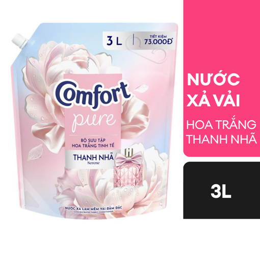 Picture of Nước xả vải Comfort Hoa Trắng Thanh Nhã 3l