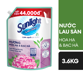 Ảnh của Nước lau sàn Sunlight Tinh dầu Thảo mộc hoa Hạ & Bạc hà túi 3.6kg