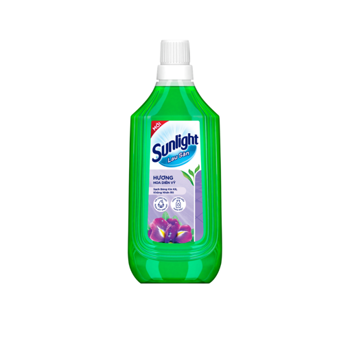Ảnh của Nước lau sàn Sunlight Tinh dầu thảo mộc hoa Diên vỹ 1kg