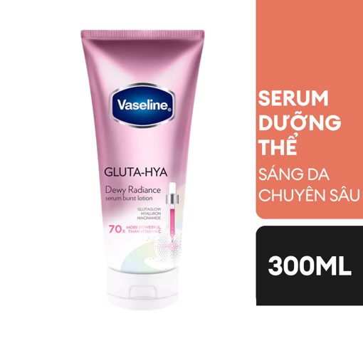 Ảnh của Sữa dưỡng thể Vaseline Gluta-Hya Dưỡng Da Sáng Rạng Rỡ 300ml