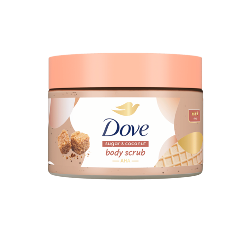 Ảnh của Tẩy da chết Dove Dưỡng Ẩm Toàn Thân Đường Nâu & Hương Dừa 280g