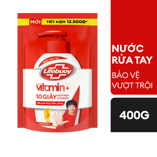 Ảnh của Nước rửa tay Lifebuoy Vitamin Bảo Vệ Vượt Trội 400g
