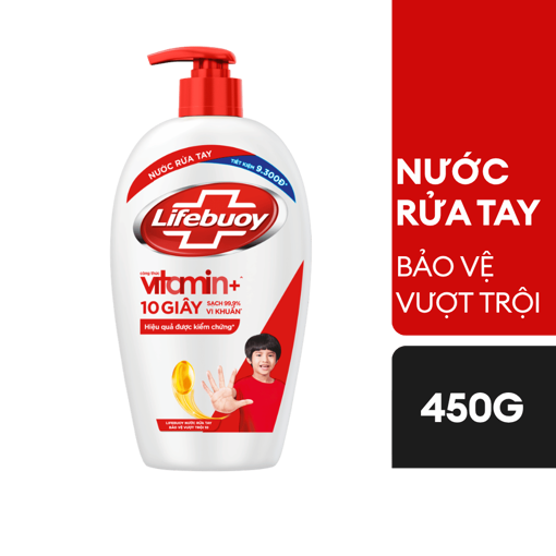 Ảnh của Nước rửa tay Lifebuoy Bảo Vệ Vượt Trội 450g