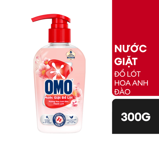 Ảnh của Nước giặt OMO Đồ Lót hương Hoa Anh Đào 300g