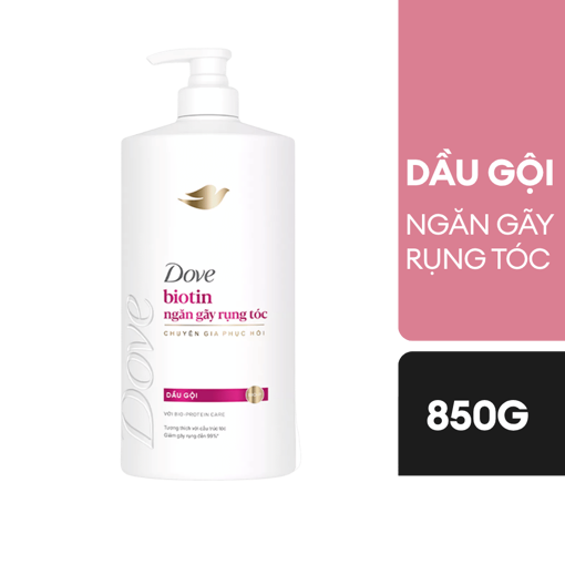 Ảnh của Dầu gội Dove Biotin Ngăn Gãy Rụng Tóc 850g