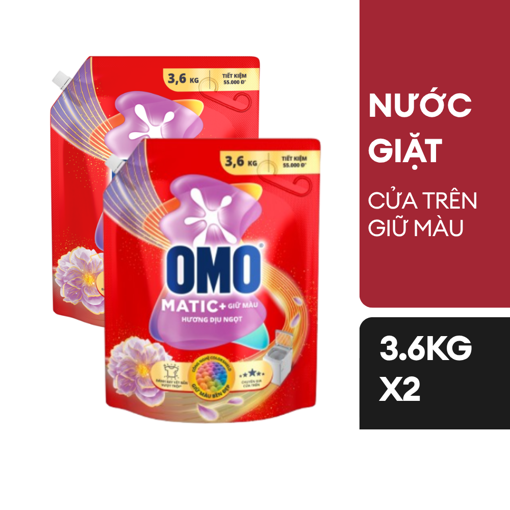 Ảnh của Combo 2 Nước Giặt Omo Cửa Trên Giữ Màu 3.6kg