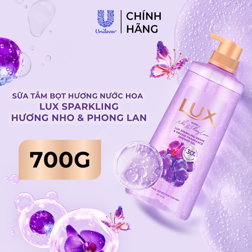 Picture of Sữa Tắm Lux Sparkling Phong Lan & Nho 700G