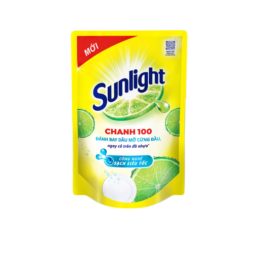 Ảnh của Combo 5 Túi Nước rửa chén Sunlight Chanh 100 túi 750g