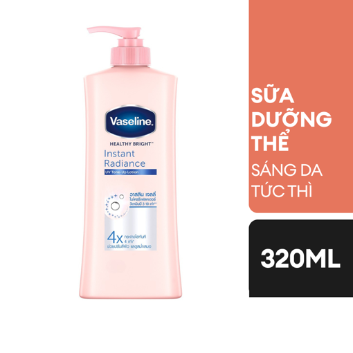 Ảnh của [HSD: 21/03/2027] Sữa dưỡng thể Vaseline Trắng da tức thì 320ml